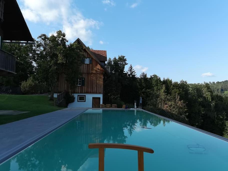 Chalet-Suedsteiermark - Traumhafte Aussicht, Infinity Pool, Privatsphaere, Klima Und De-Luxe Ausstattung Schwanberg Екстериор снимка